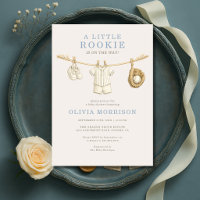 Little Rookie Baseball Clothesline Baby Shower