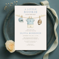 Little Rookie Football Clothesline Baby Shower