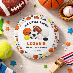 Little Rookie Sports 1st Birthday Party   All-Star Button
