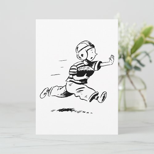 Little Running Back Invitations