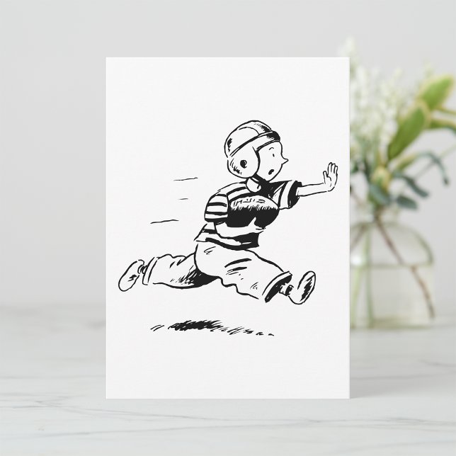 Little Running Back Invitations (Creator Uploaded)