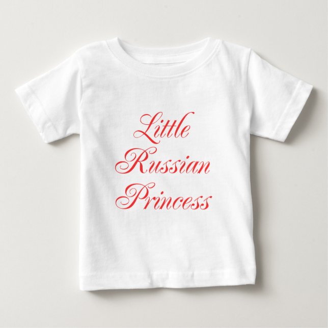 Little Russian Princess Baby T-Shirt (Front)