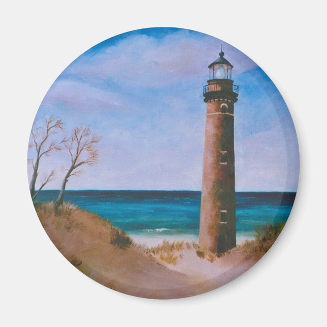 Little Sable Point Light Magnet (Front)