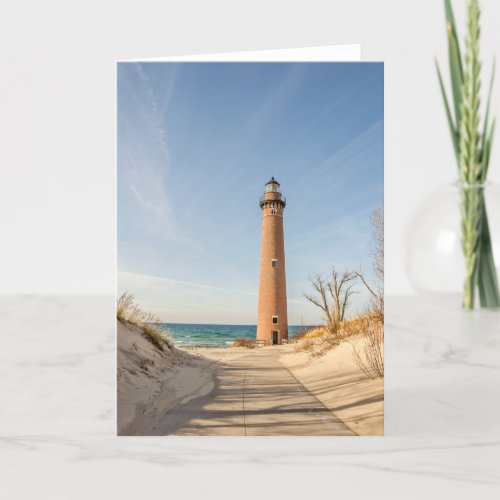 Little Sable Point Lighthouse at Lake Michigan Card