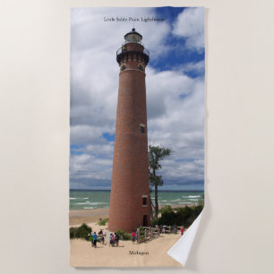 Little Sable Point Lighthouse beach towel