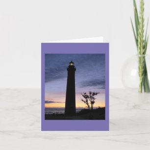 Little Sable Point Lighthouse Blank Folded Card