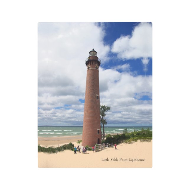 Little Sable Point Lighthouse metal wall art (Front)