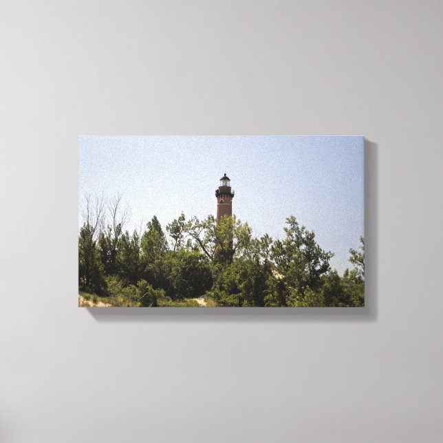 Little Sable Point Lighthouse, Michigan Canvas Print (Front)