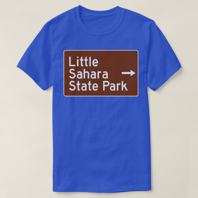 Little Sahara State Park Oklahoma Brown Recreation T-Shirt (Design Front)