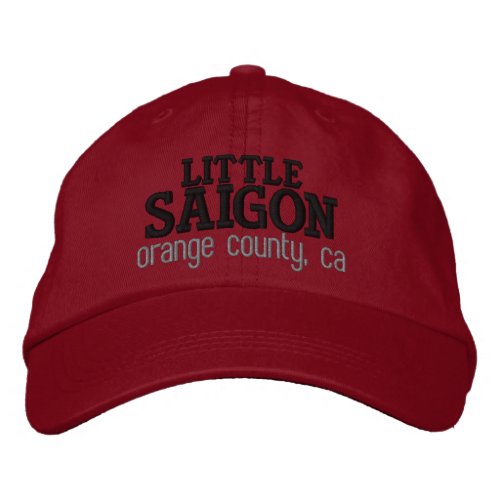 Little Saigon Orange County CA Embroidered Baseball Cap