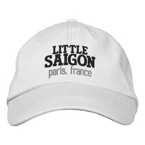 Little Saigon Paris France Embroidered Baseball Cap