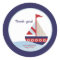 Little Sailboat Navy Boat Baby Shower Favor
