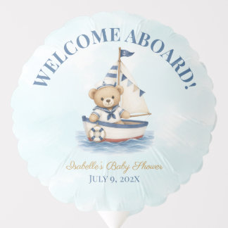 Little Sailor Baby Shower Balloons