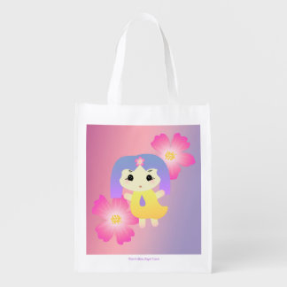 Little Sakura Girl Grocery Bag