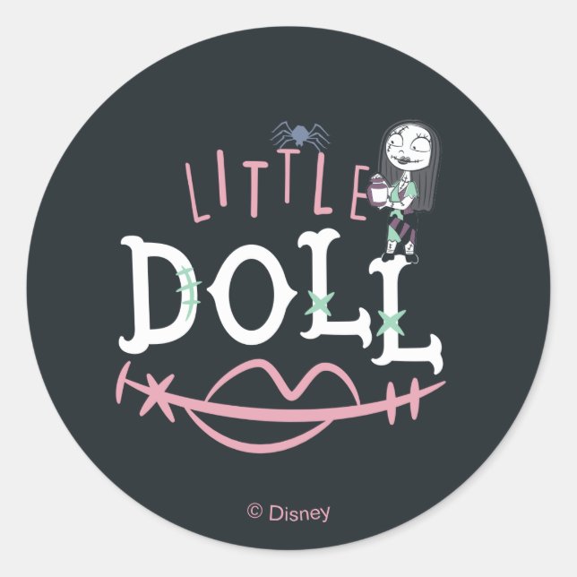 Little Sally - Little Doll Classic Round Sticker (Front)