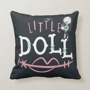 Little Sally - Little Doll Throw Pillow