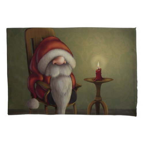 Little Santa in his rocking chair Pillowcase