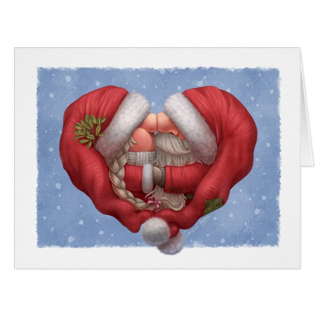 Little Santa Love Cards (Front Horizontal)