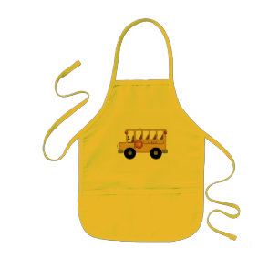 Little School Bus Kids' Apron