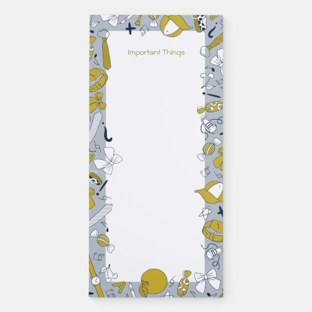 Little School Things | Personalized Teacher Magnetic Notepad (Front)