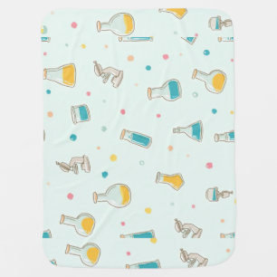 Little Scientist at Work” Cute Kids Science Baby Blanket