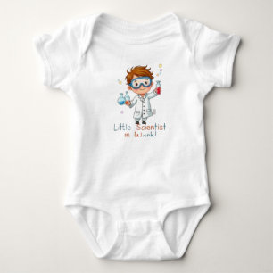 Little Scientist at Work” Cute Kids Science Baby Bodysuit