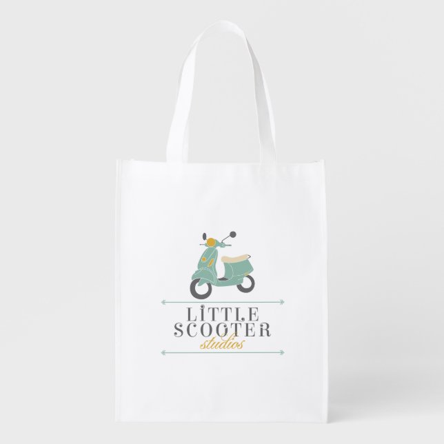 Little Scooter Studios Grocery Bag (Front)