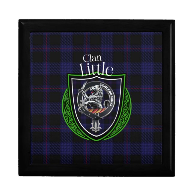 Little Scottish Clan Tartan and Crest Gift Box (Front)