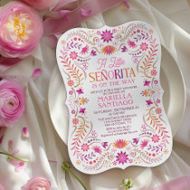 Little Señorita Baby Shower Invitation