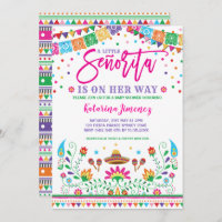 Little Senorita Fiesta Baby Shower Mexican Floral