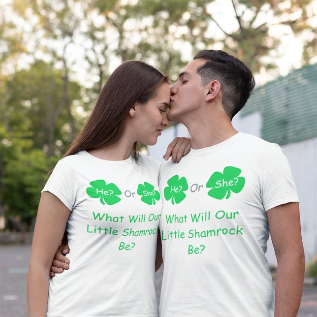 Little Shamrock Gender Reveal T-Shirt (Creator Uploaded)