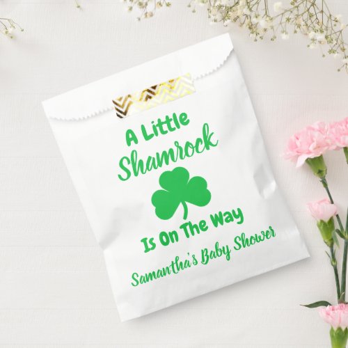 Little Shamrock St Patricks Day Favor Bag