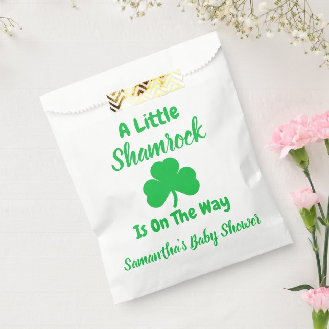Little Shamrock St Patrick's Day Favor Bag (Sealed)