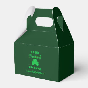 Little Shamrock St Patrick's Day Favor Box