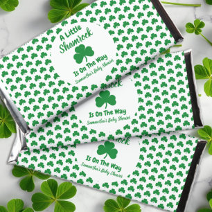 Little Shamrock St Patrick's Day Hershey Bar Favors
