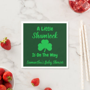 Little Shamrock St Patrick's Day Napkins