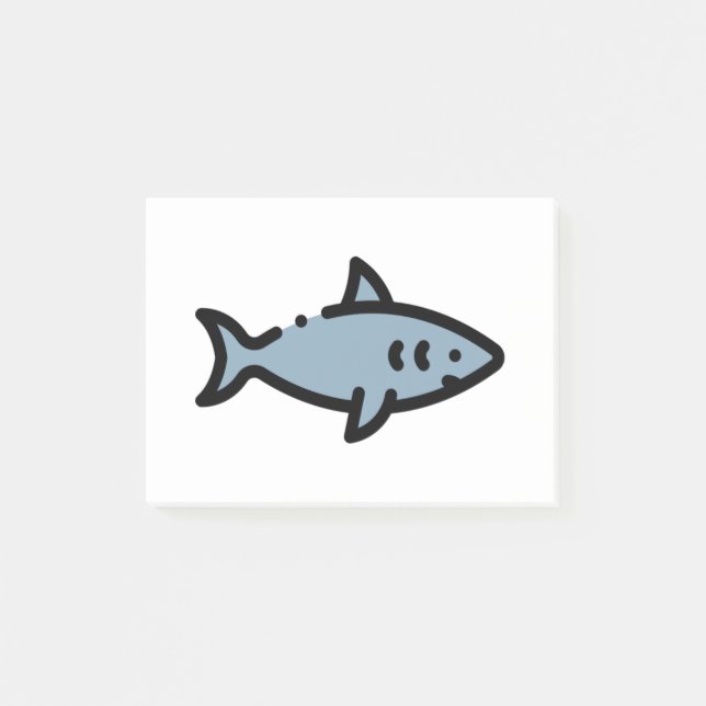Little Shark Post-it Notes (Front)