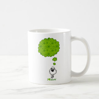 Little sheep dream about Ireland Coffee Mug