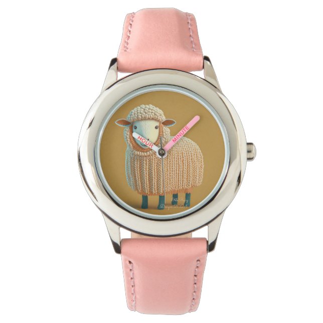 Little sheep in a watch! watch (Front)