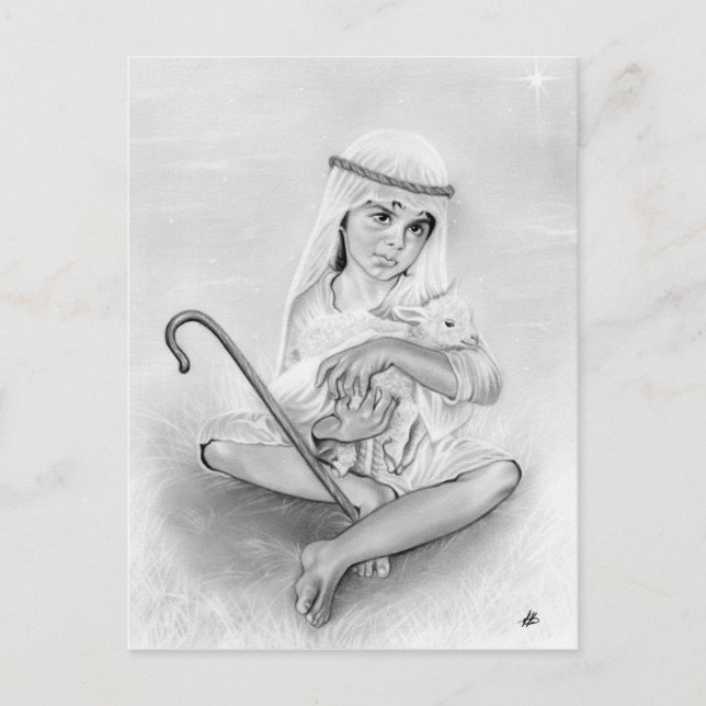 Little Shepherd Boy Postcard (Front)