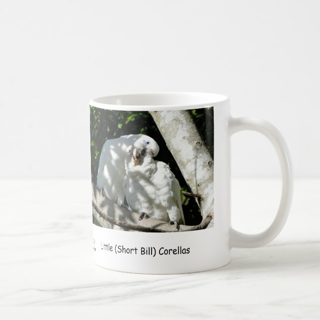 Little (Short Bill) Corellas Coffee Mug (Right)