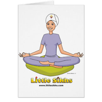 Little Sikhs Yoga Theme Cards