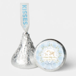 Little Silly Goose Blue Gingham Baby Shower Hershey®'s Kisses®