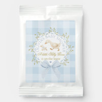 Little Silly Goose Blue Gingham Baby Shower
