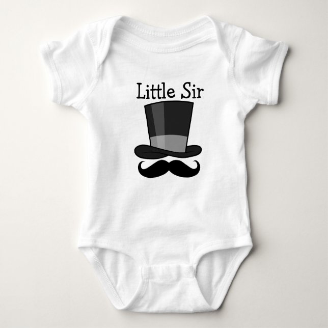 Little Sir Baby Bodysuit (Front)