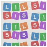 Little Sis custom fabric