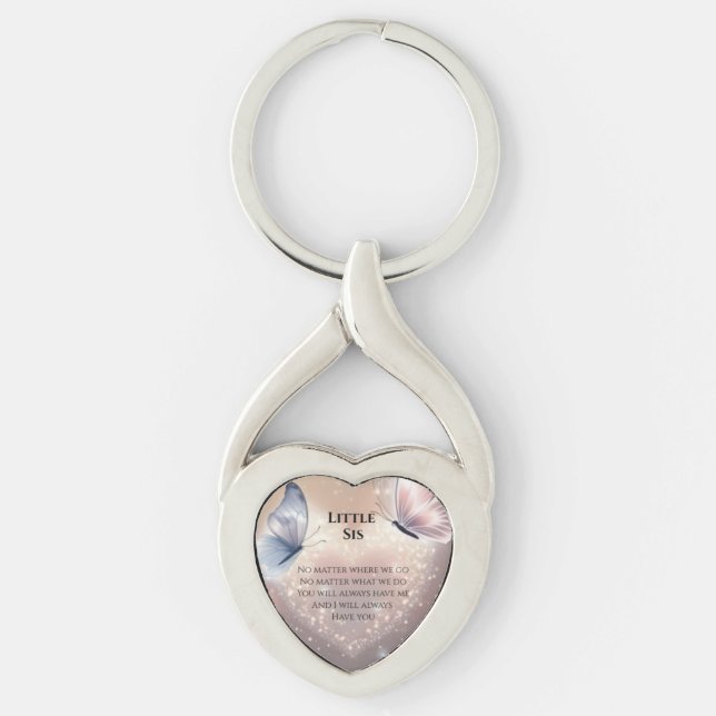 Little Sis Keychain (Front)