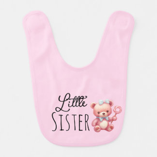 Little Sister Baby Bib