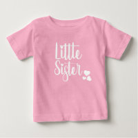 Little Sister Baby Shirt - Welcoming a New Sibling