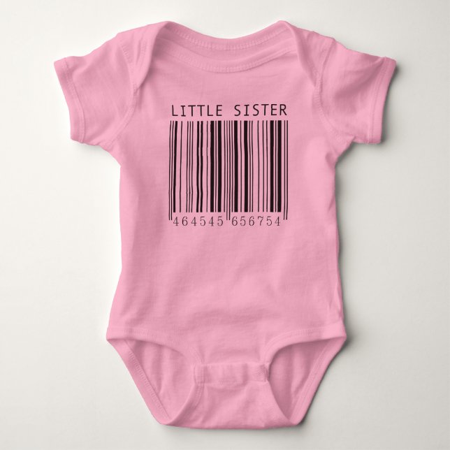 Little Sister Barcode Shirt (Front)